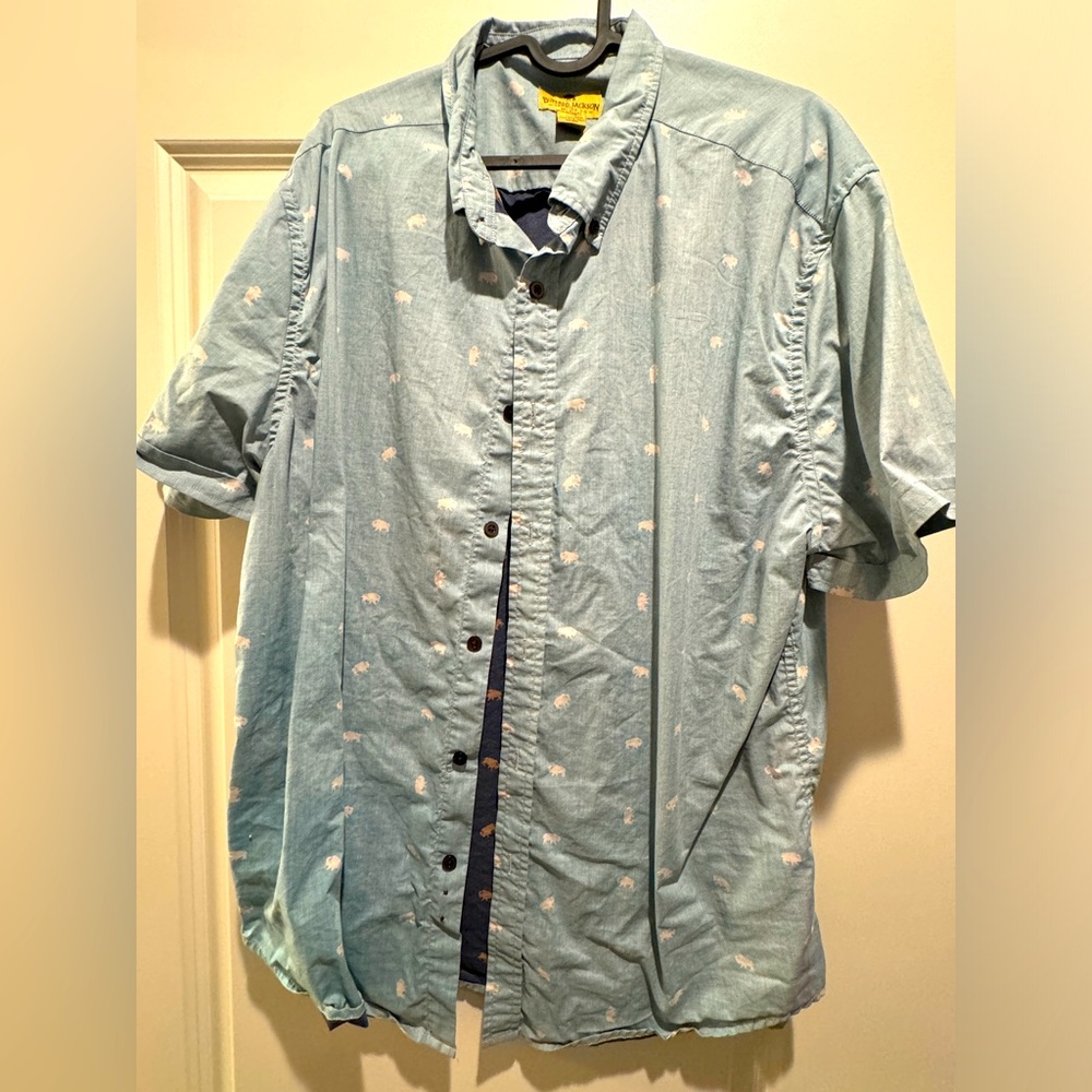 Men’s Buffalo Jackson Short Sleeve Button Down XL